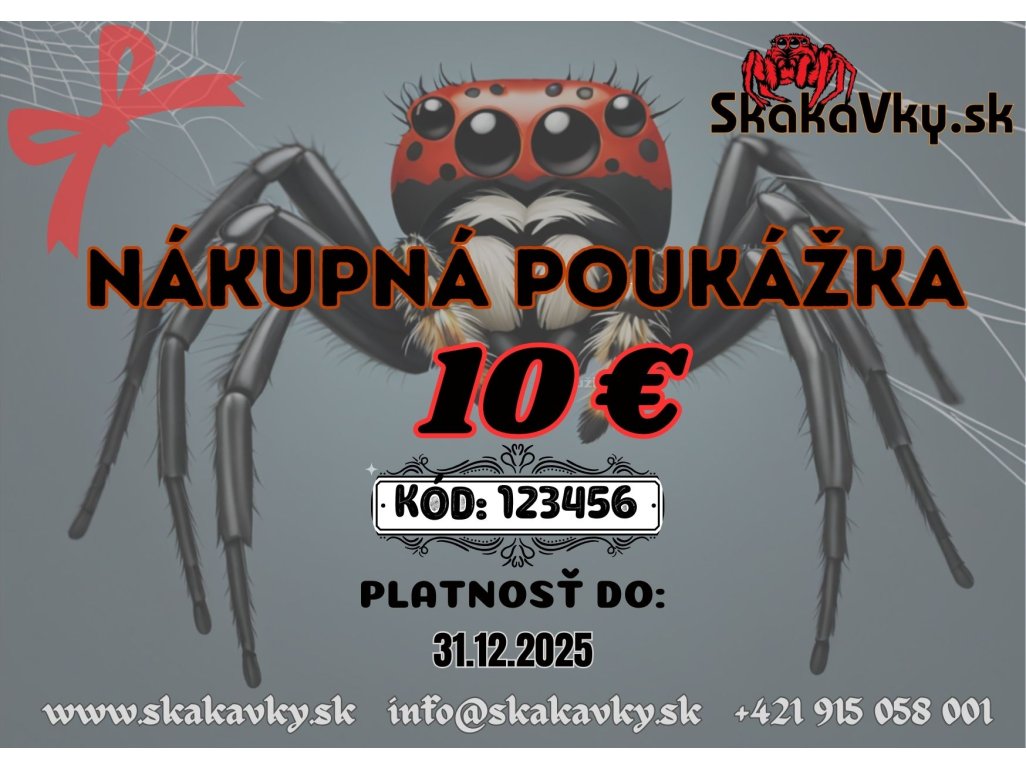 Nákupná poukážka v hodnote 10,- Eur